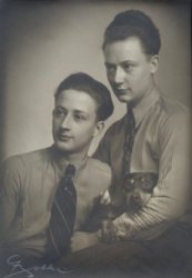 Udo und Hanns F. Burgtorff - Ende der 1940.iger Jahre
