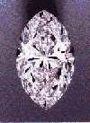 Diamant im Navetteschliff