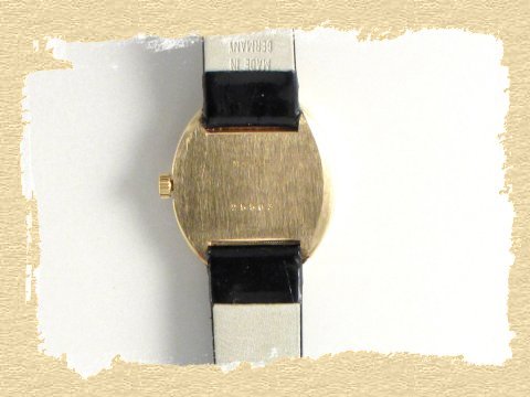 Maurice Guerdat - "Vintage Watch" - "Oval mit Lackband"